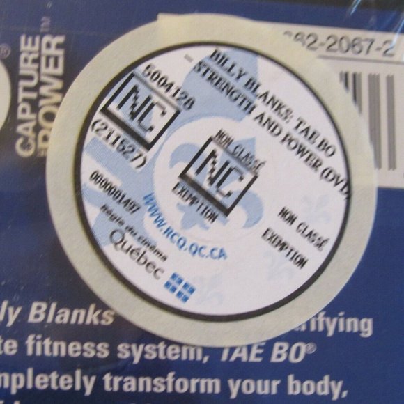 Billy Blanks TAE BO DVD 2 Workouts Strength and Power Capture Power NOS Sealed - Picture 3 of 5